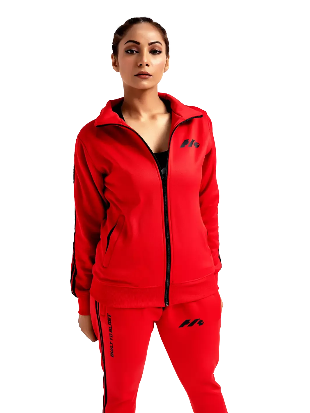 Knights' Athletic Track Jacket - Rebellious Red