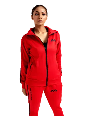 Knights' Athletic Track Jacket - Rebellious Red