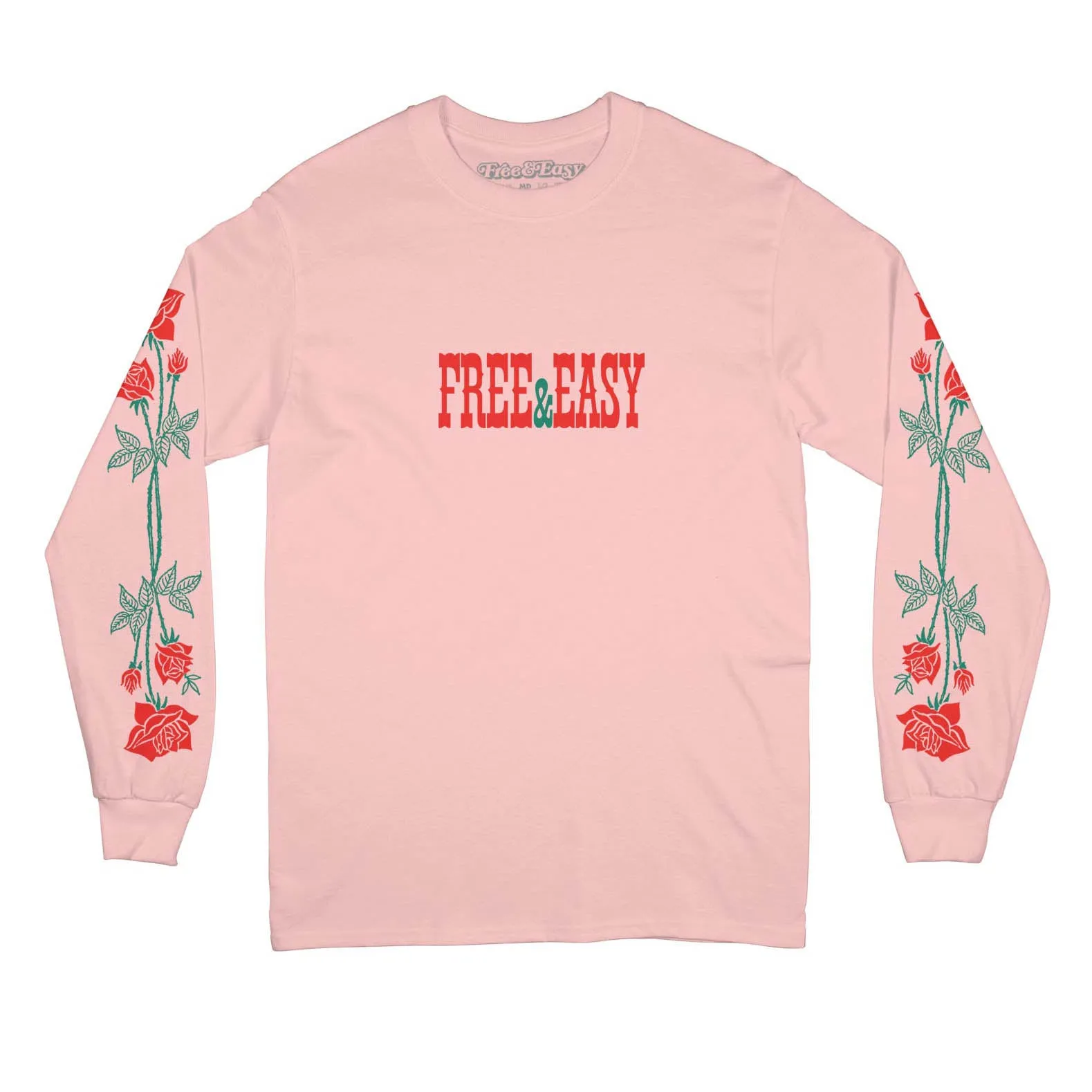 La Rosa Long Sleeve Tee - Pink