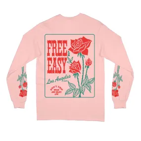 La Rosa Long Sleeve Tee - Pink