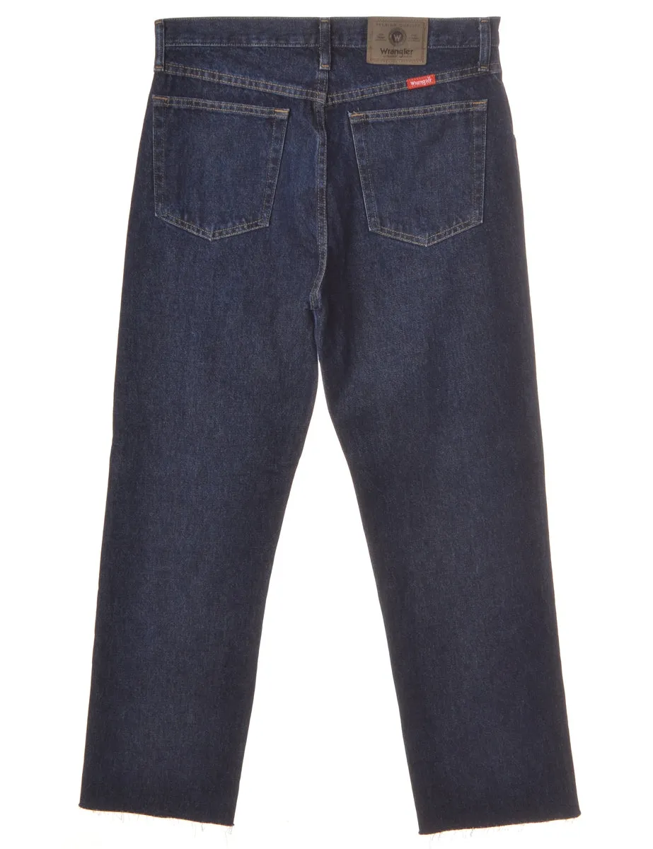 Label Straight Leg  Men's Cropped Jeans