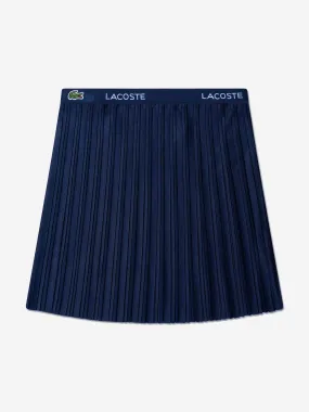 Lacoste Girls Pleated Skirt in Navy