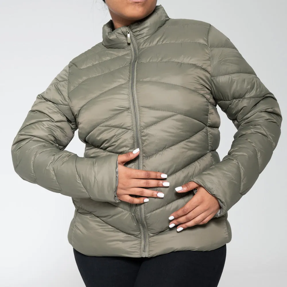 Ladies Fatigue Puffer Jacket