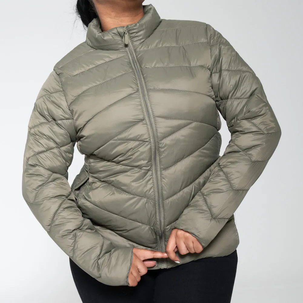 Ladies Fatigue Puffer Jacket