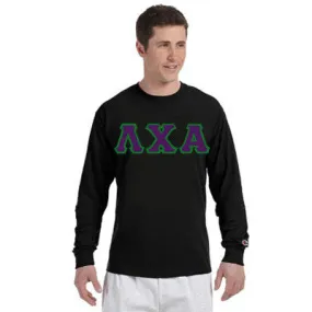 Lambda Chi Alpha Champion Long-Sleeve Tee - Champion CC8C - TWILL