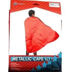 Large Red Metallic Cape