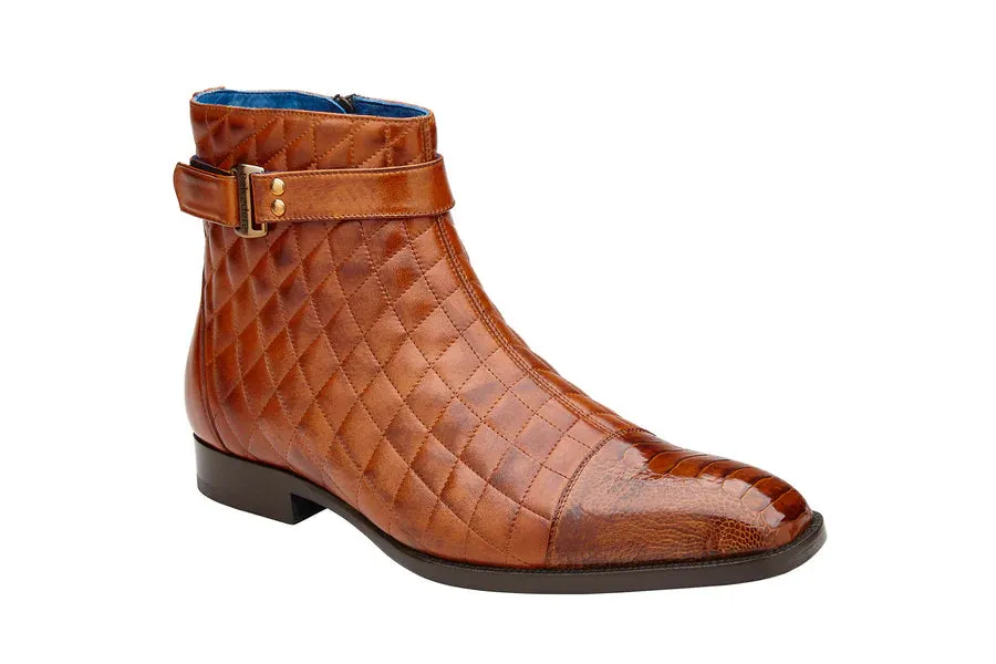 Libero Quilted Leather Ostrich Boot by Belvedere