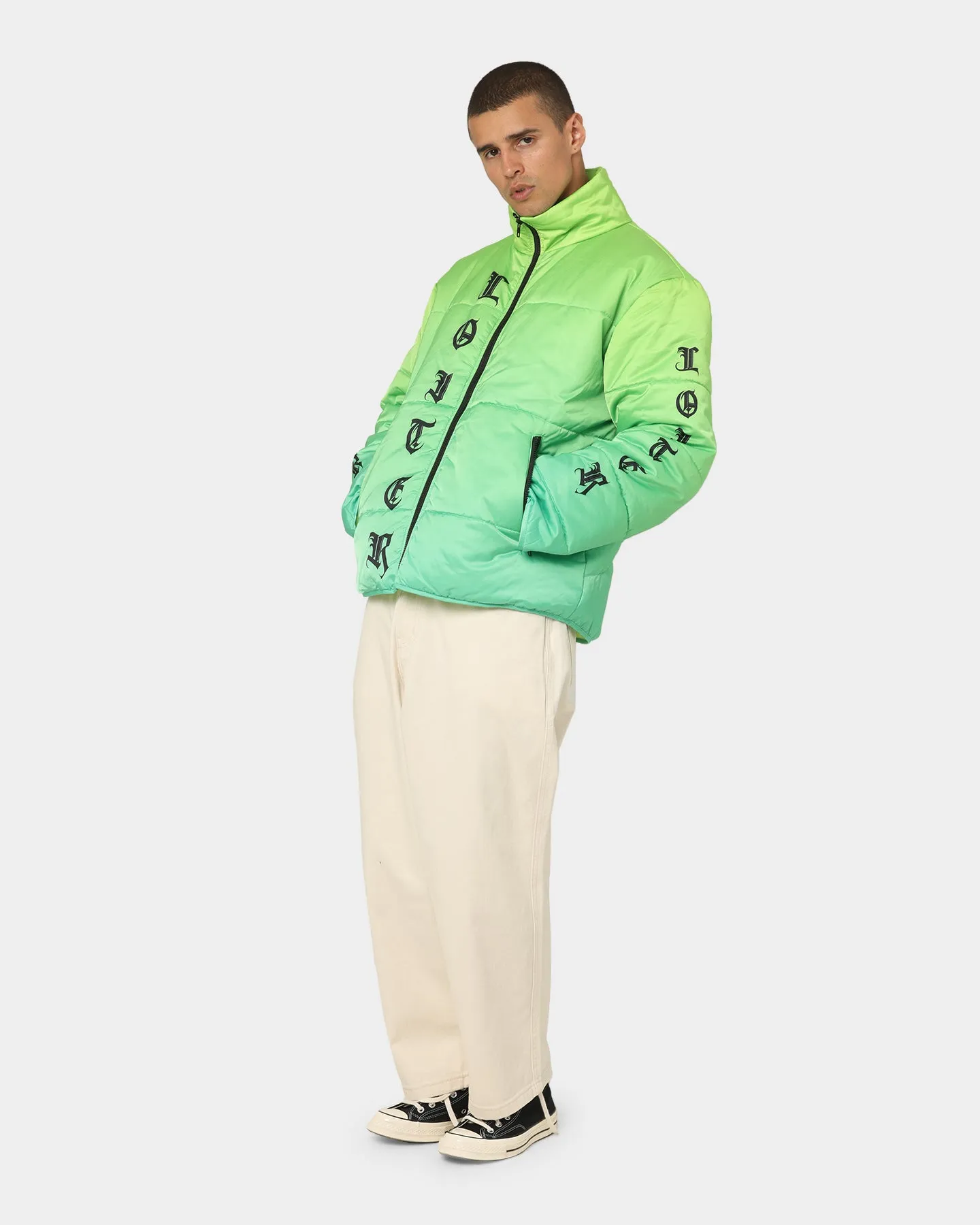 Loiter Eternal Puffer Jacket Neon Green