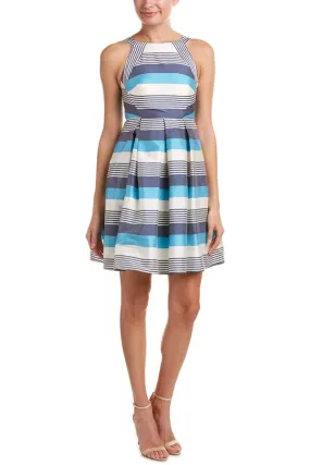 Mandy Dress - Blue Stripe