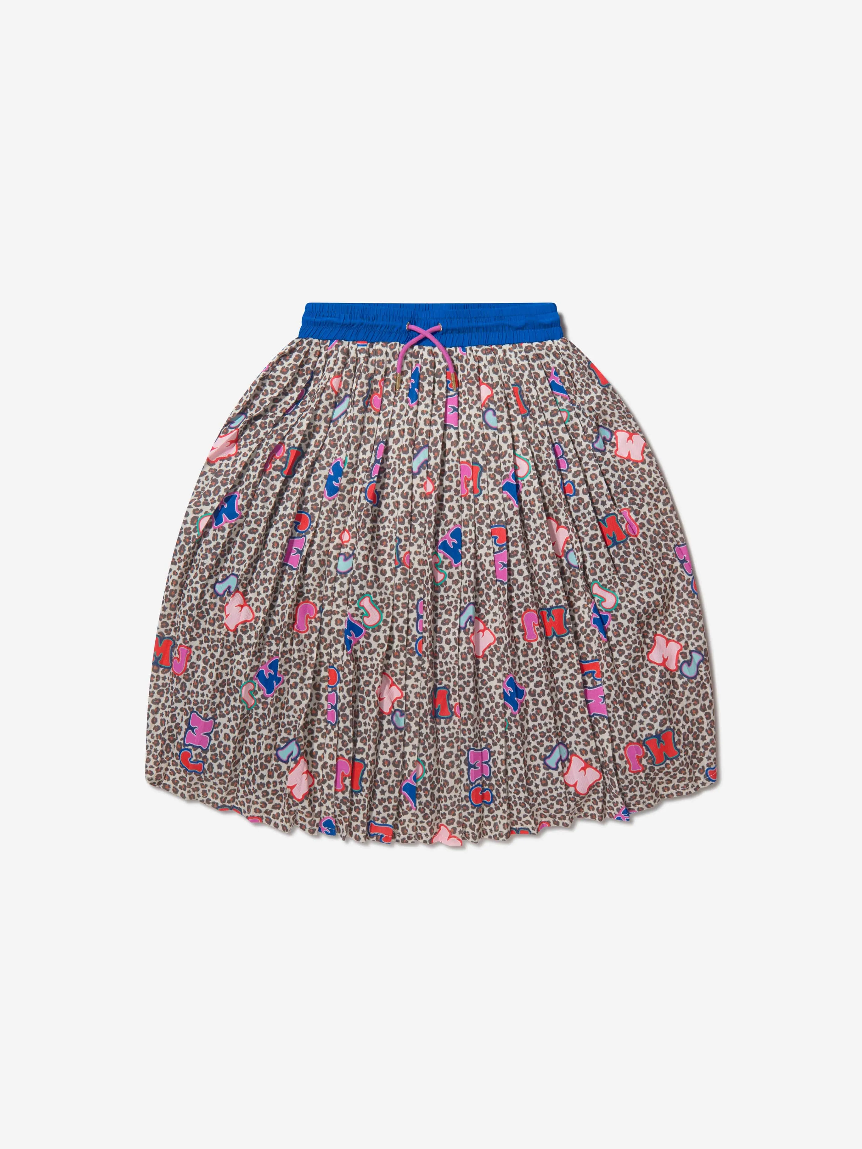 MARC JACOBS Girls Cheetah Print Pleated Skirt