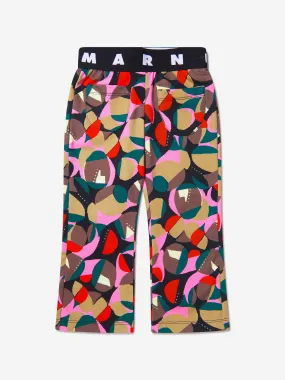 MARNI Girls Patterned Flared Joggers