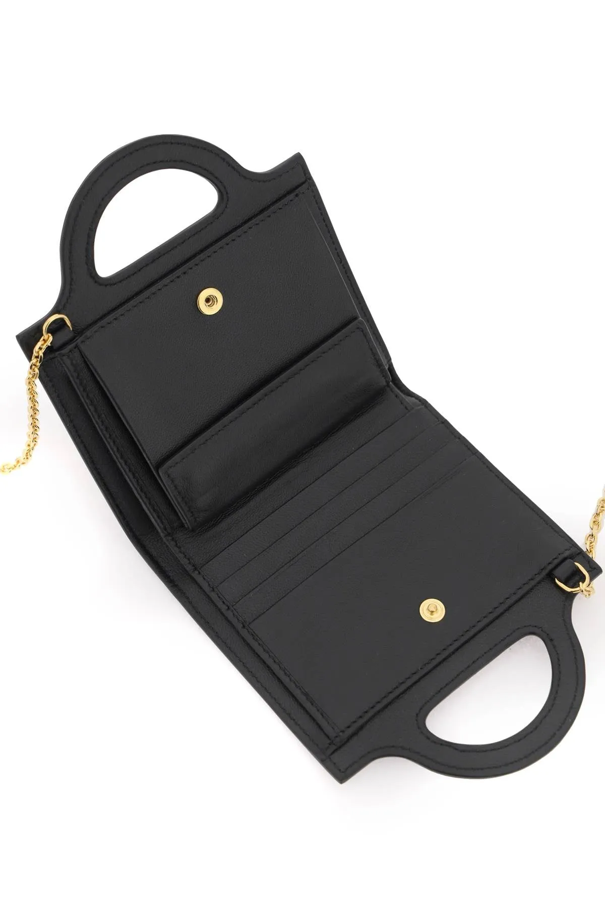 Marni mini card holder with chain