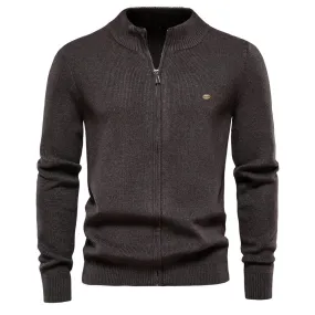 Men's Sweater Zipper Cardigan Tops