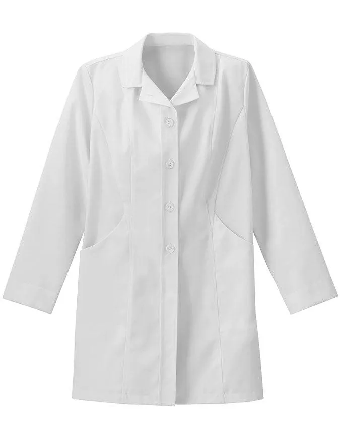 Meta Women's Double Curve Pocket Stretch Lab Coat