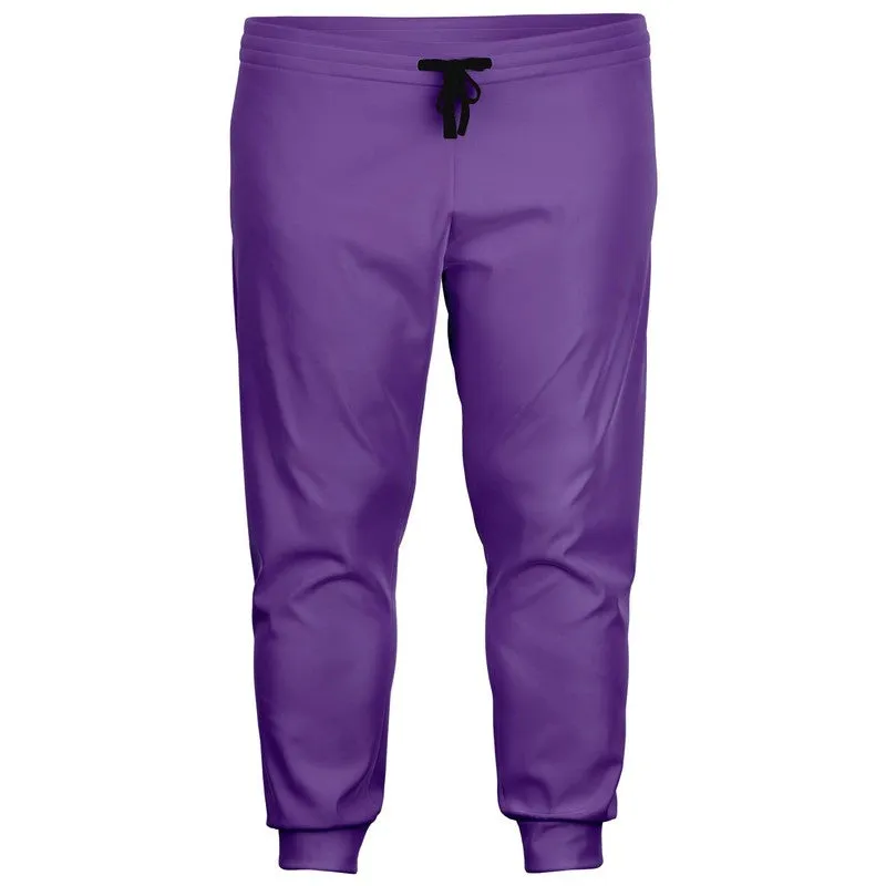 Midtone Violet Joggers | Unisex | with PLUS sizes | C60M80Y0K0