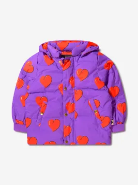 Mini Rodini Girls Hearts Puffer Jacket