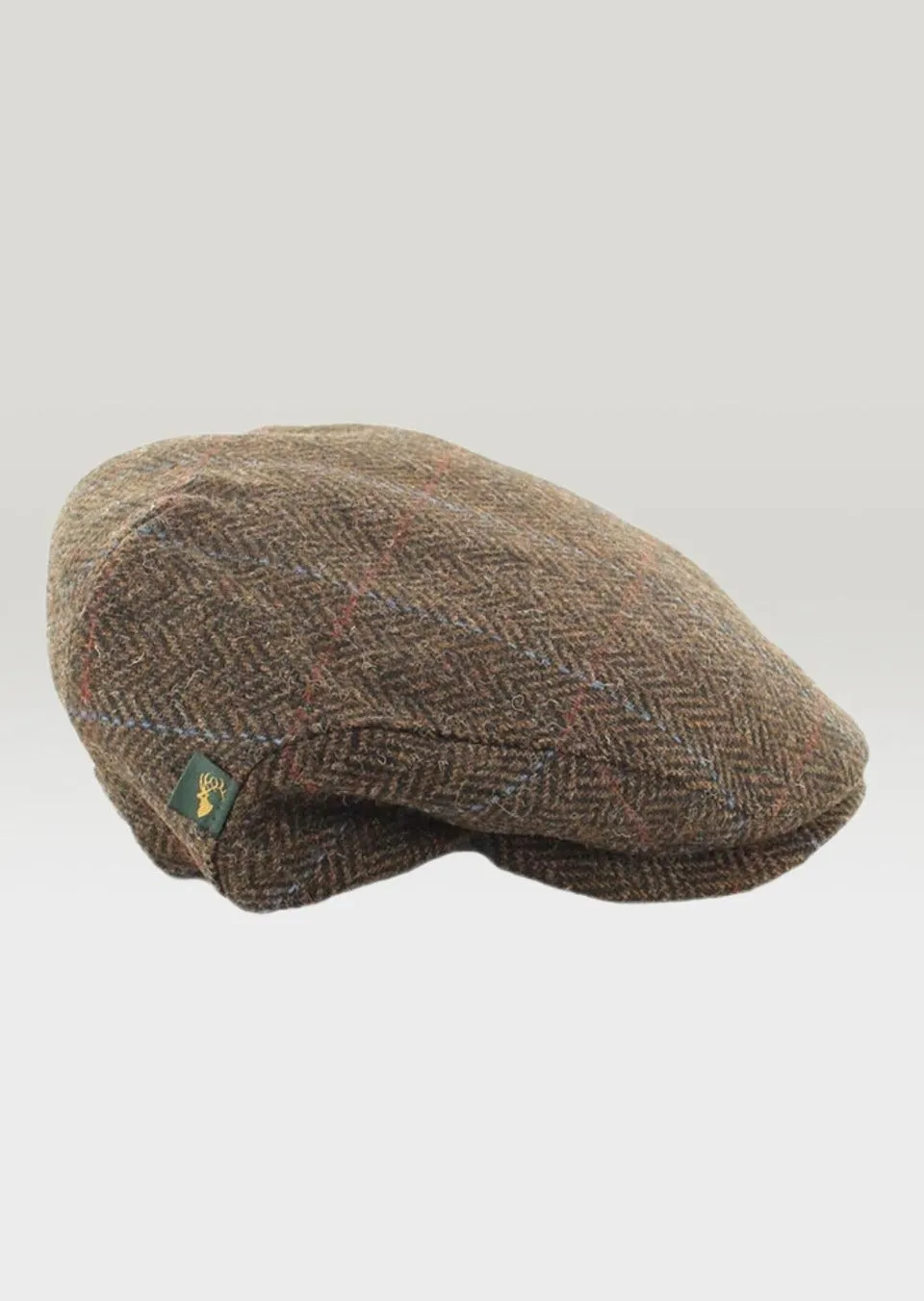 Mucros Trinity Cap | Brown Herringbone