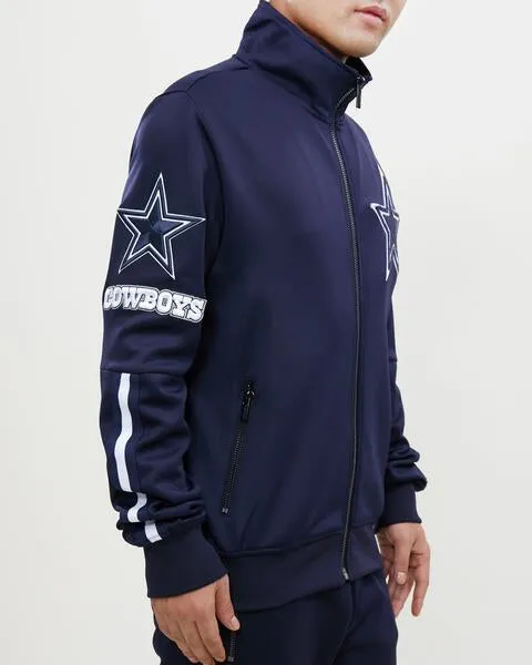 NFL DALLAS COWBOYS CLASSIC MEN'S TRACK JACKET (MIDNIGHT NAVY)