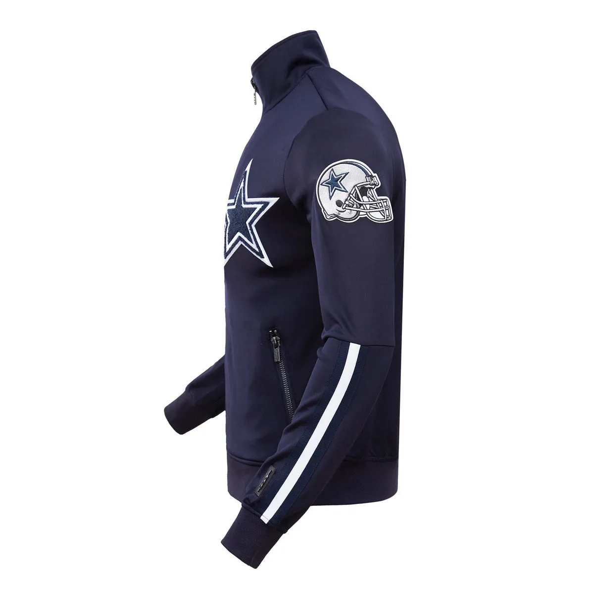 NFL DALLAS COWBOYS CLASSIC MEN'S TRACK JACKET (MIDNIGHT NAVY)