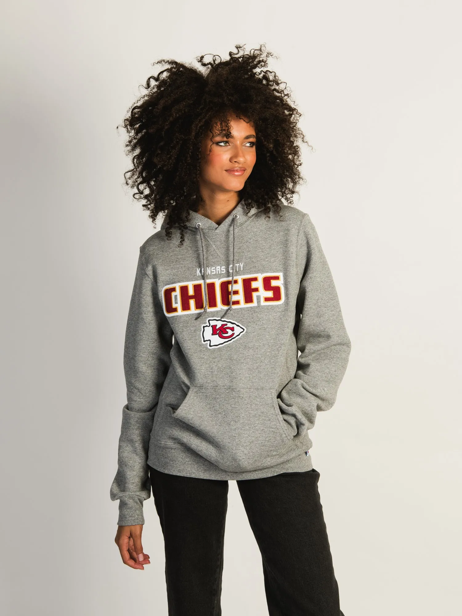 NFL KANSAS CITY CHIEFS LOGO PULLOVER HOODIE