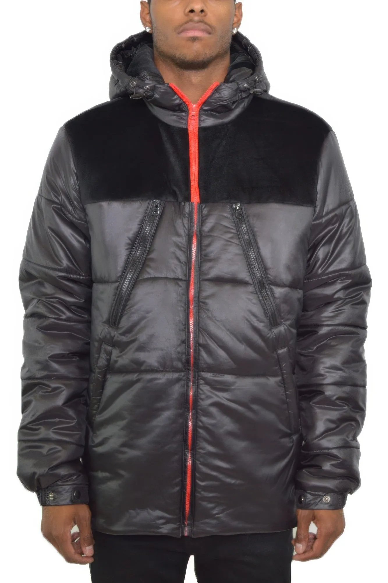 NicholesGifts Mens Padded Puffer Jacket