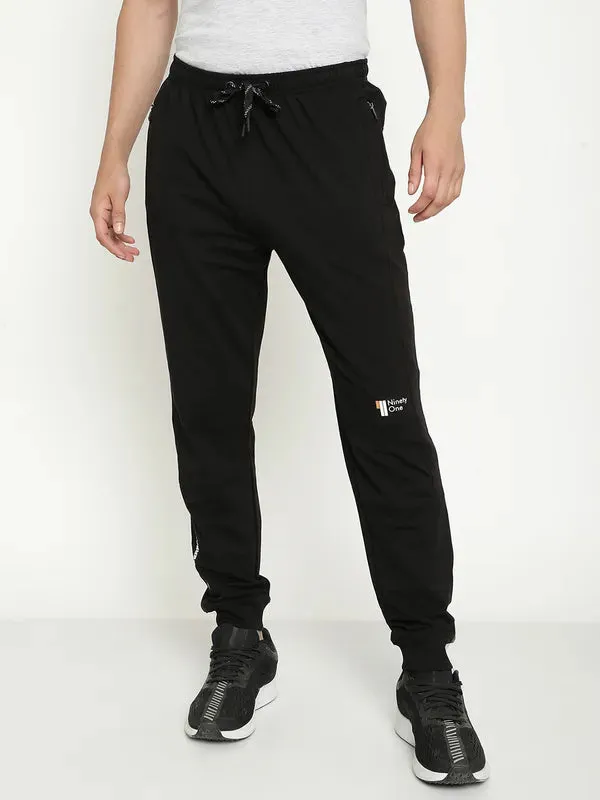 Octave Men Mid-Rise Regular Fit Cotton Joggers