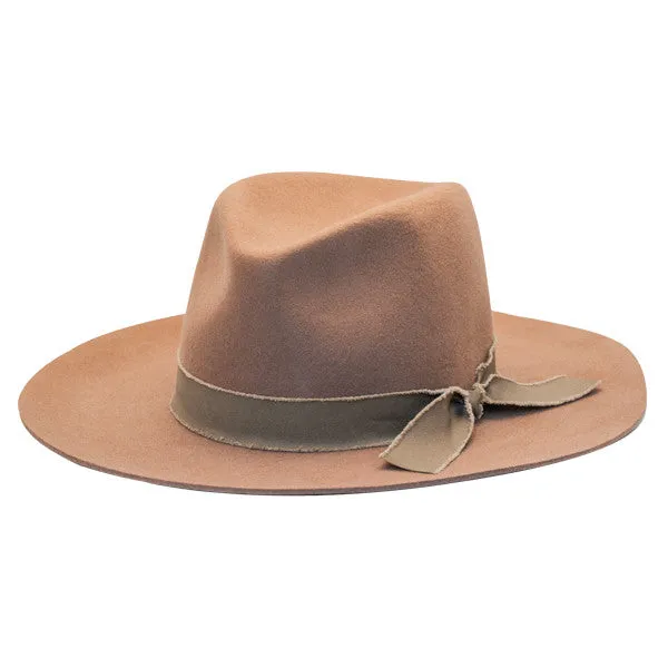 Olive & Pique - Wool Felt Wide Brim Floppy Panama Hat