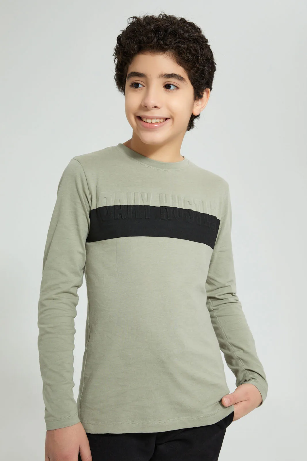 Olive Long Sleeve T-Shirt