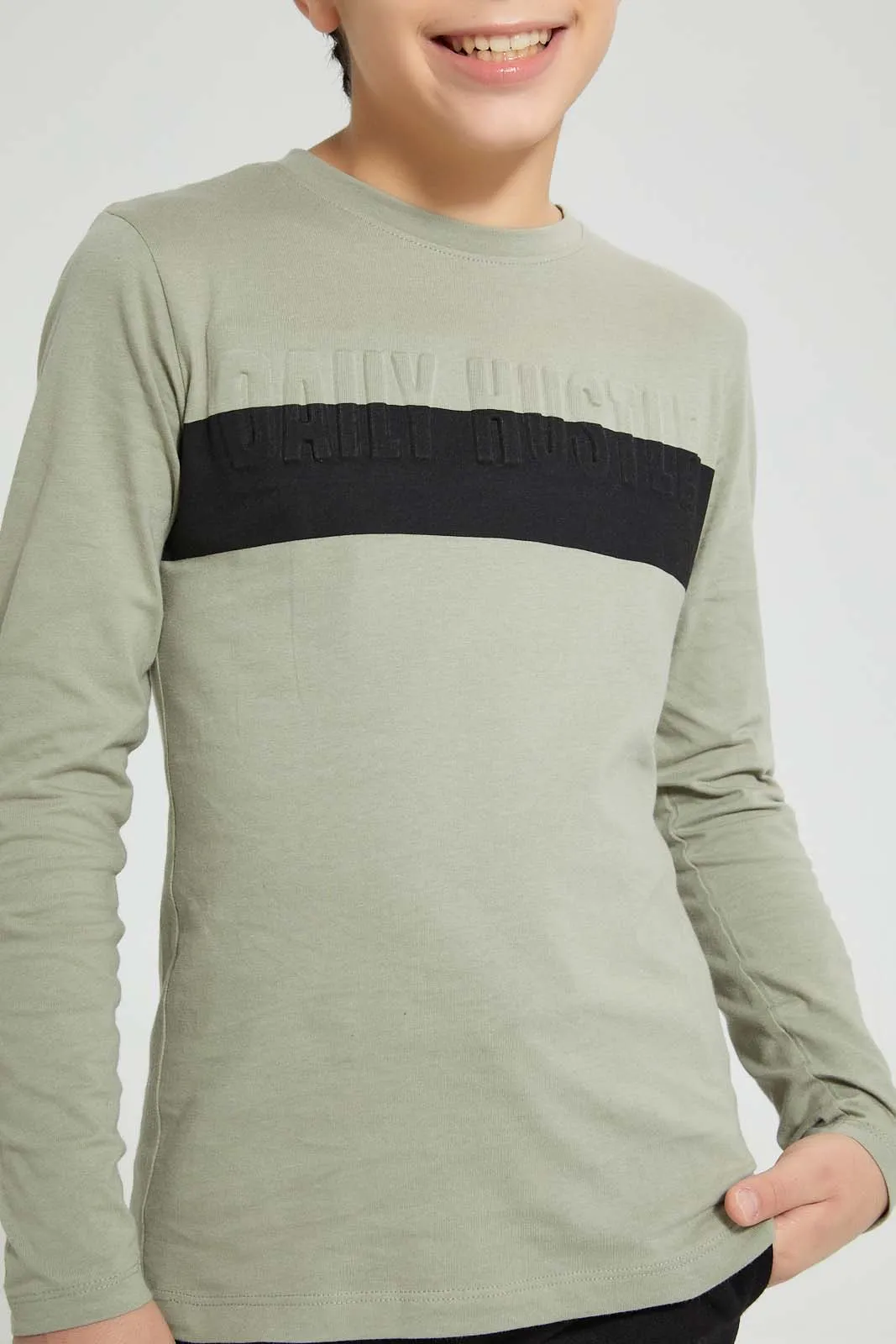 Olive Long Sleeve T-Shirt