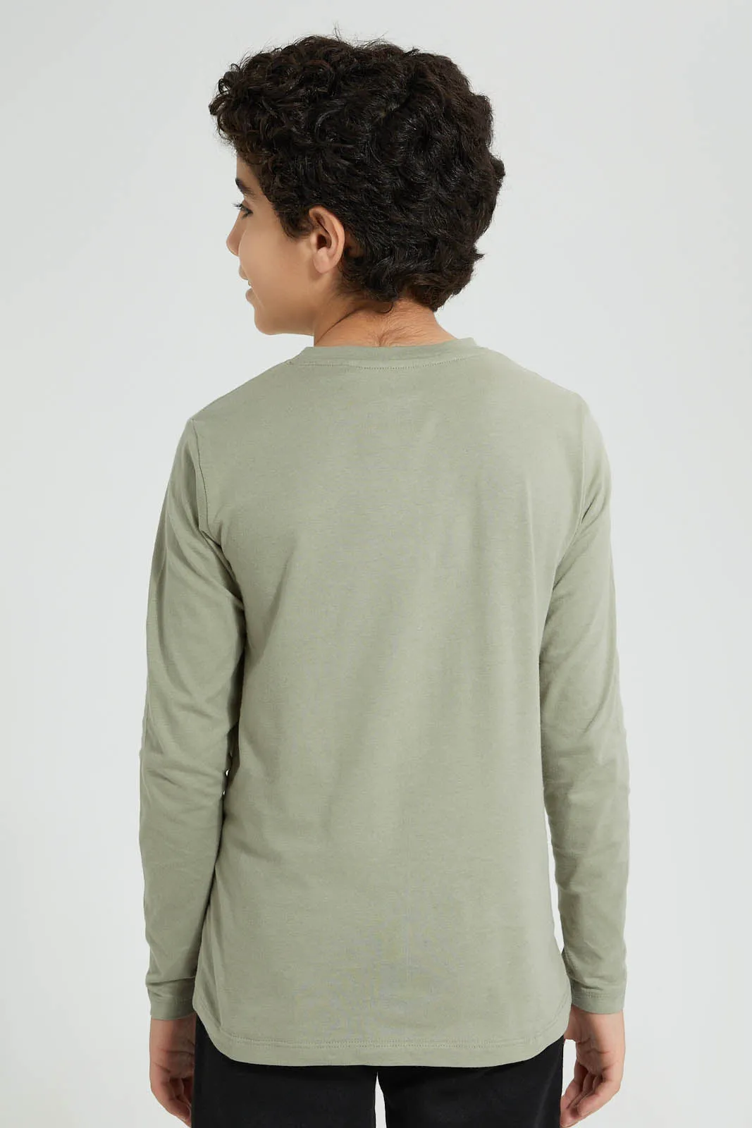 Olive Long Sleeve T-Shirt