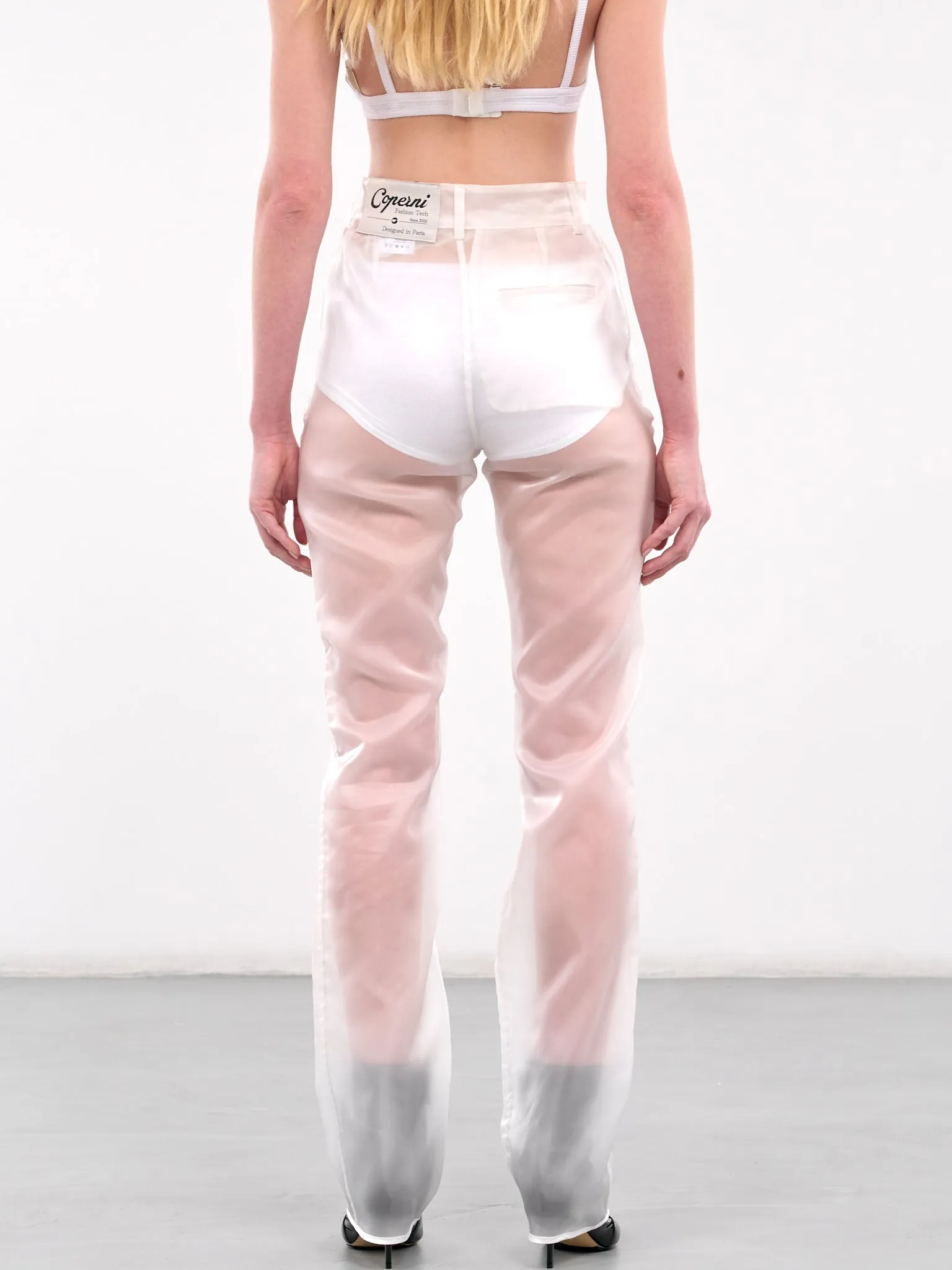 Organza Trousers (COPP106F3014-CLEAR)