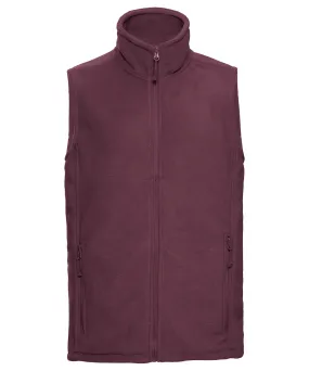 Outdoor fleece gilet | Burgundy