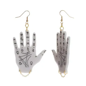 Palmistry Hand Earrings by Sugar & Vice