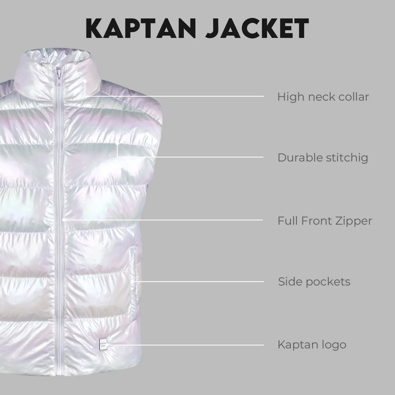 Pearl Puffy Vest | Kaptan