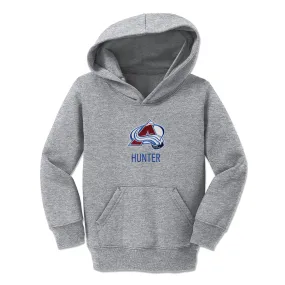 Personalized Colorado Avalanche Toddler Pullover Hooded Sweatshirt