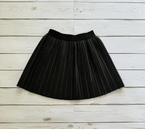 Pleated Eco Leather Skirt/EMC