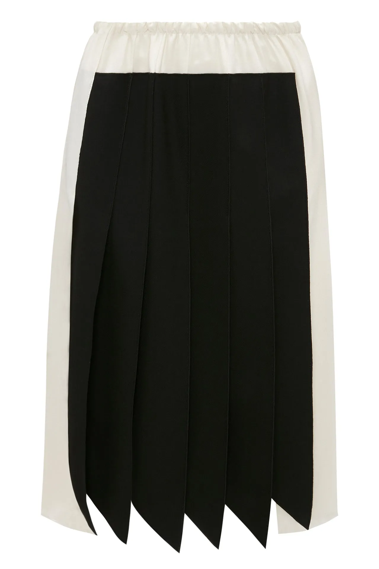 Pleated Panel Skirt