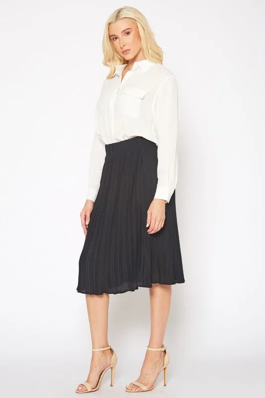 PLEIONE Pleated Skirt