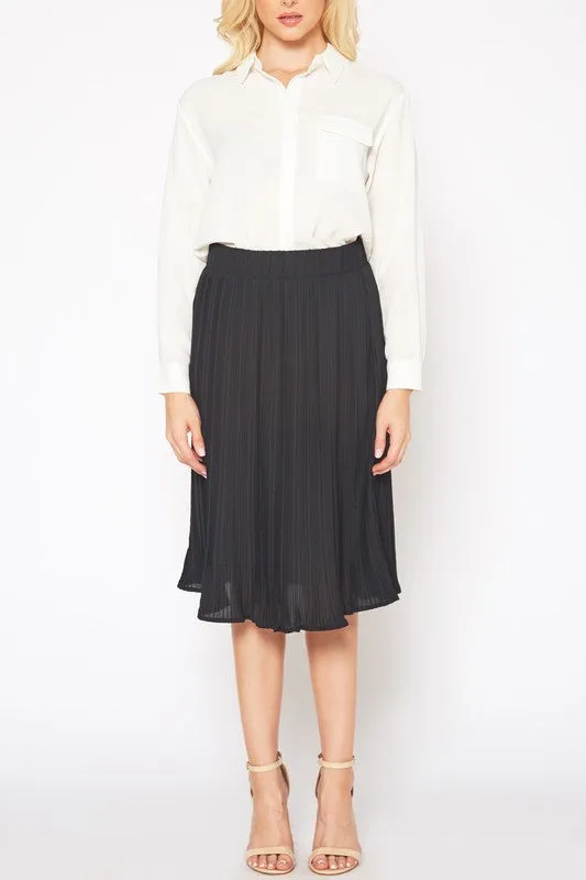 PLEIONE Pleated Skirt