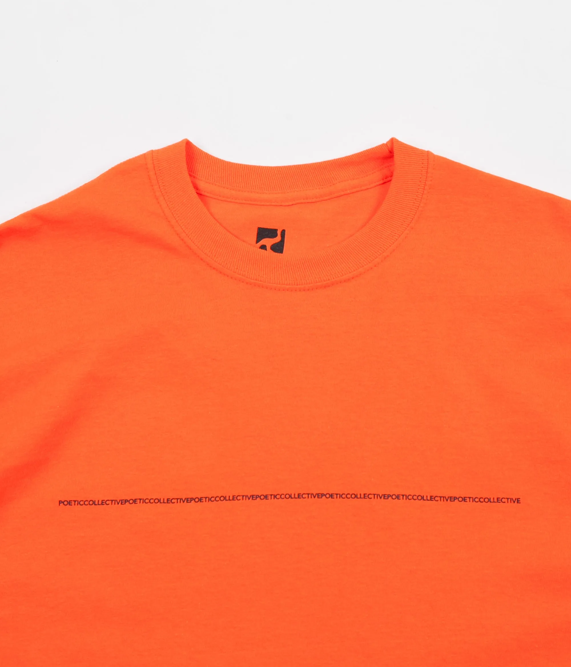 Poetic Collective Long Sleeve T-Shirt - Orange