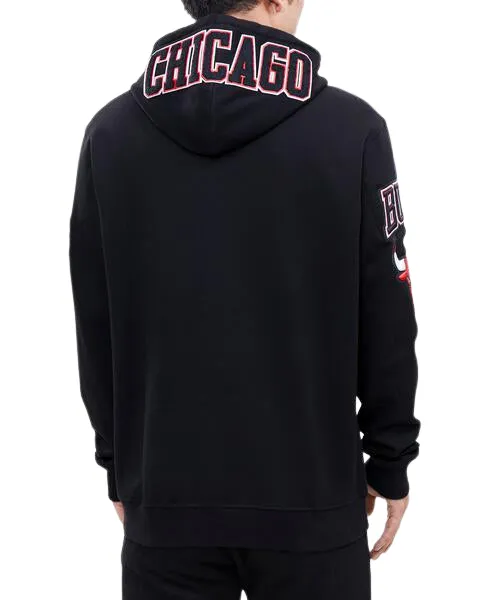 PRO STANDARD CHICAGO BULLS LOGO ZIPPER HOODY