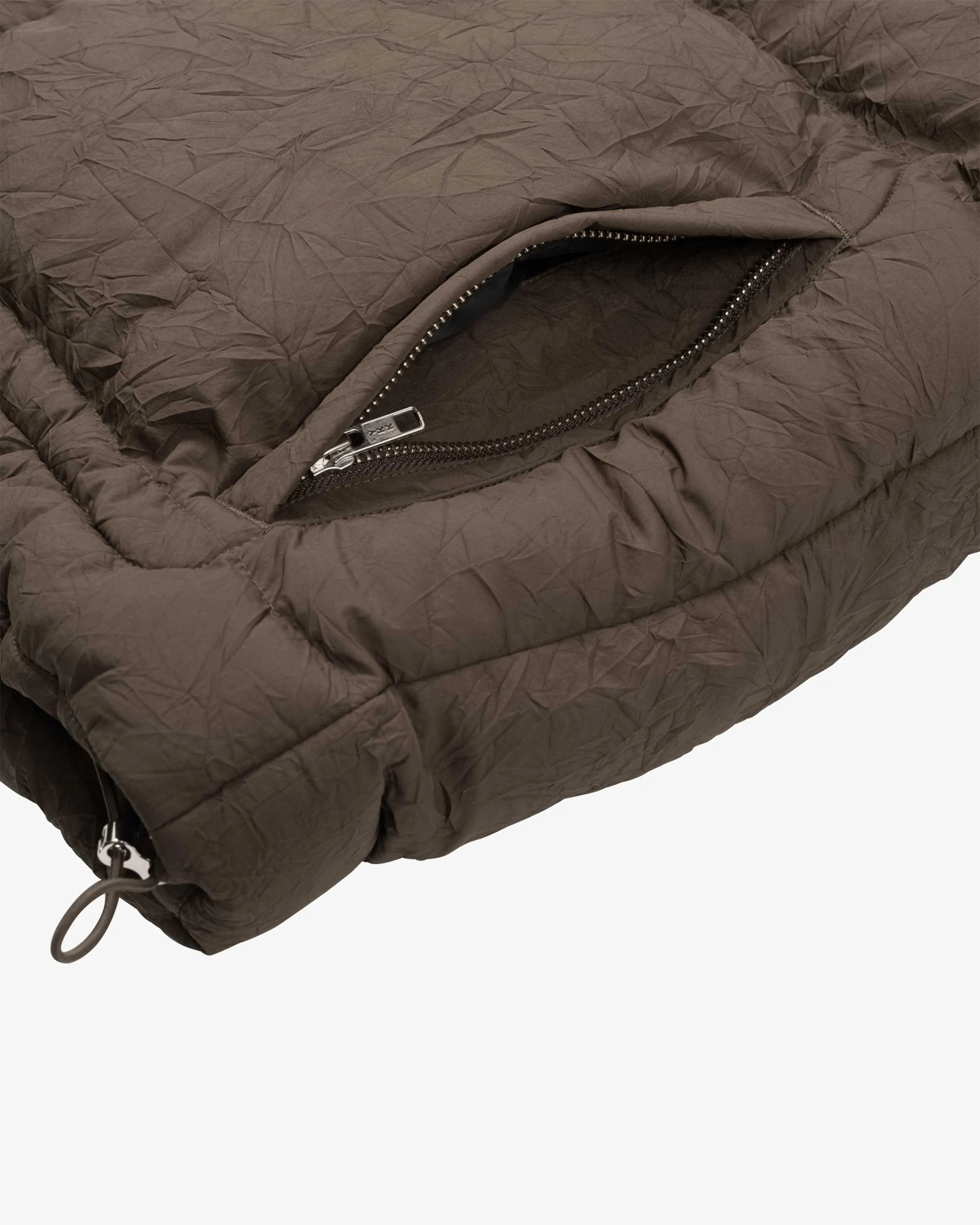 PUFFER JACKET BROWN