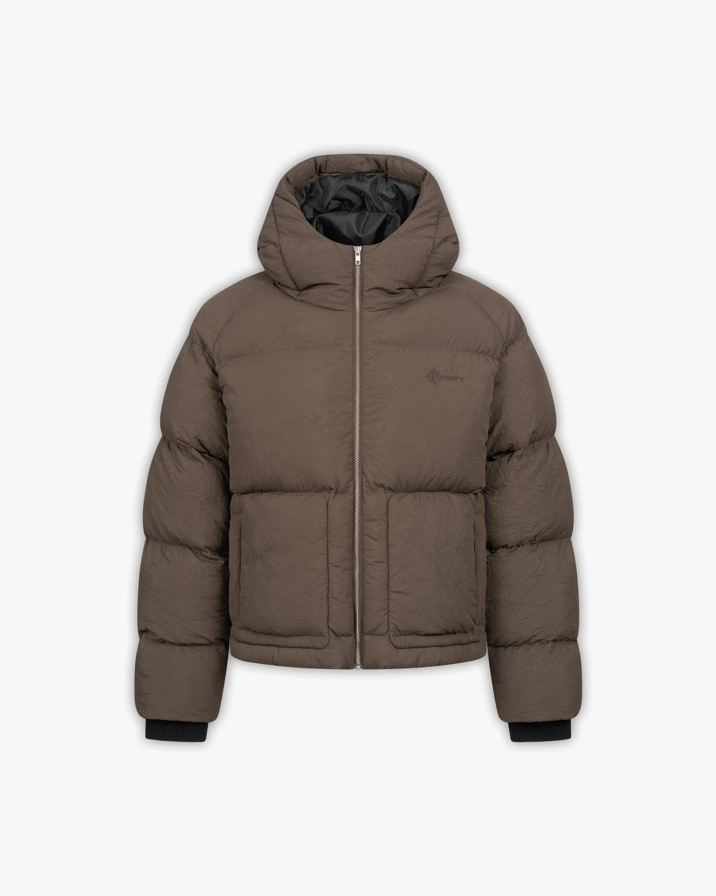 PUFFER JACKET BROWN