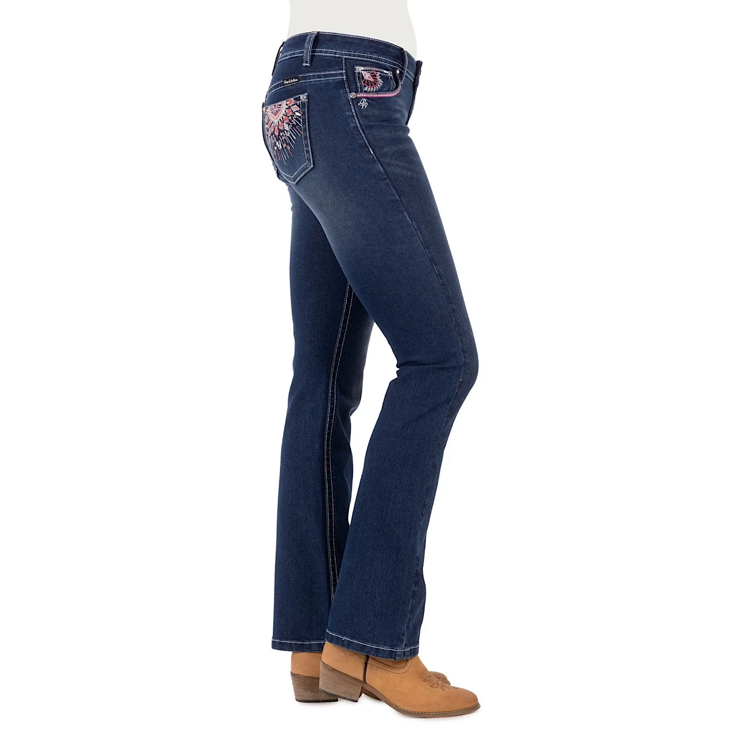 Pure Western Women's Adeline Boot Cut Jean-Evening Sky