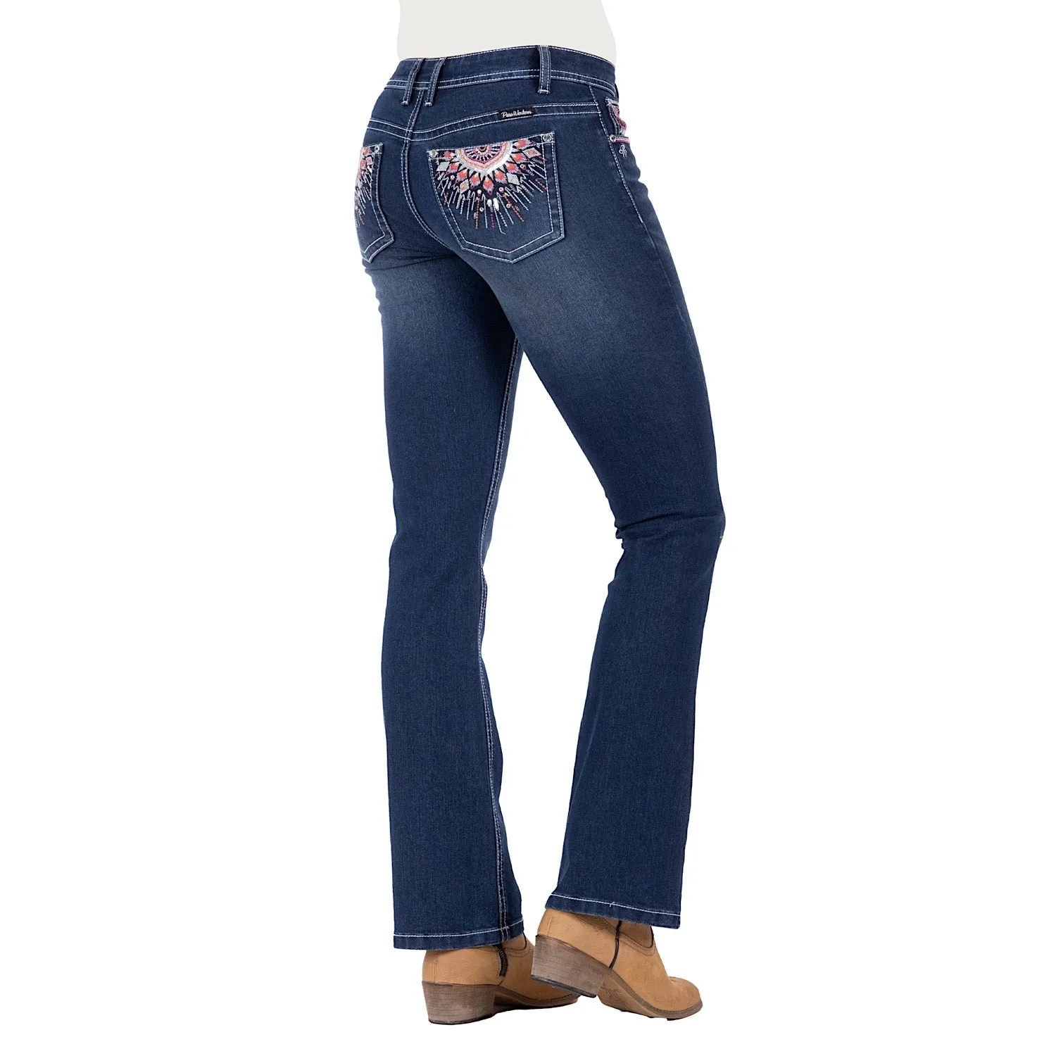 Pure Western Women's Adeline Boot Cut Jean-Evening Sky