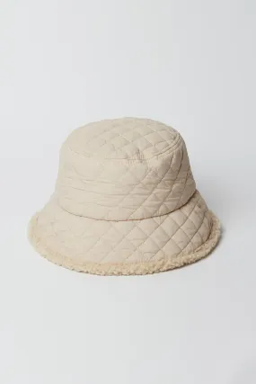 QUILTED BUCKET HAT