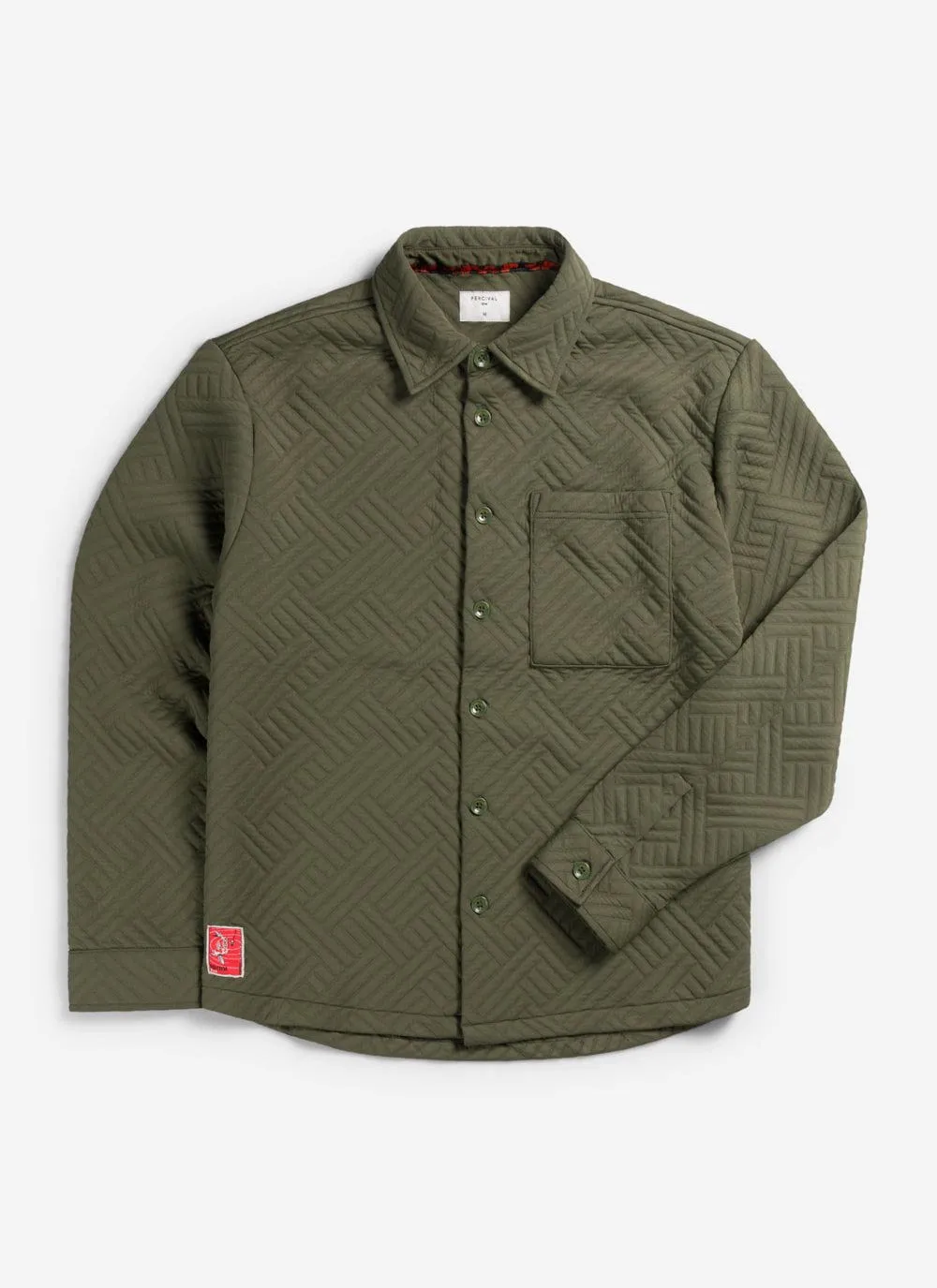 Quilted Classic Shirt | Khaki