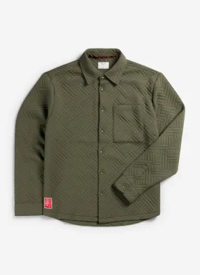 Quilted Classic Shirt | Khaki