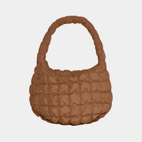 QUILTED PUFFER TOTE