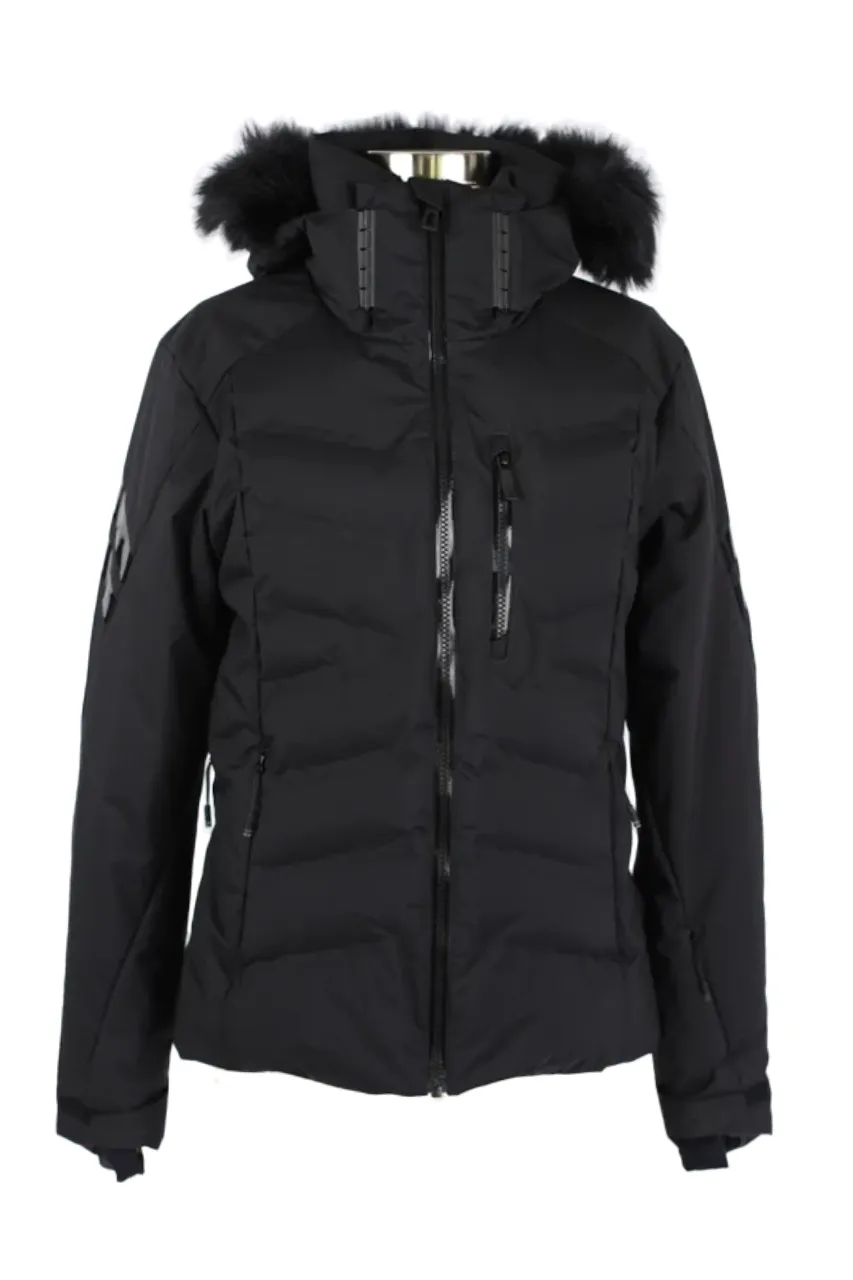 Quilted Ski Jacket W/ Fur Hood